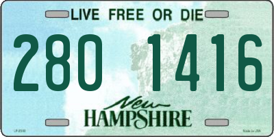 NH license plate 2801416