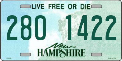 NH license plate 2801422