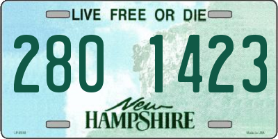 NH license plate 2801423