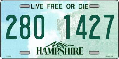 NH license plate 2801427