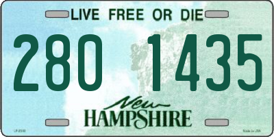 NH license plate 2801435