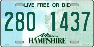 NH license plate 2801437