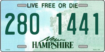 NH license plate 2801441