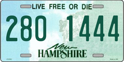 NH license plate 2801444