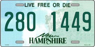 NH license plate 2801449