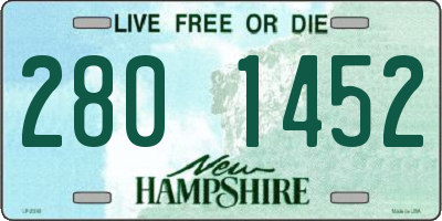 NH license plate 2801452