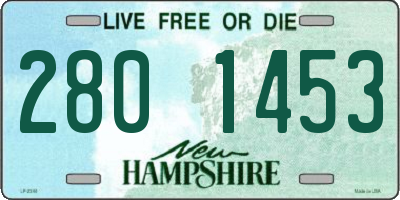 NH license plate 2801453