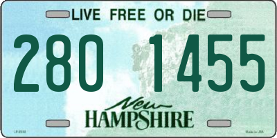 NH license plate 2801455