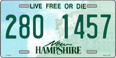 NH license plate 2801457