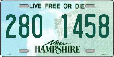 NH license plate 2801458