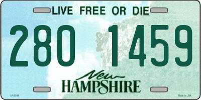 NH license plate 2801459