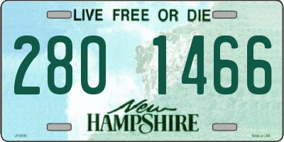 NH license plate 2801466