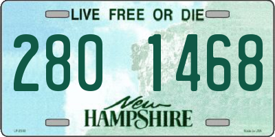 NH license plate 2801468