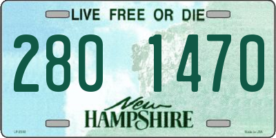 NH license plate 2801470