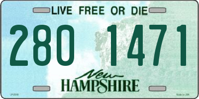 NH license plate 2801471