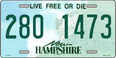 NH license plate 2801473