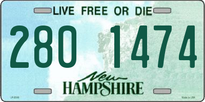 NH license plate 2801474