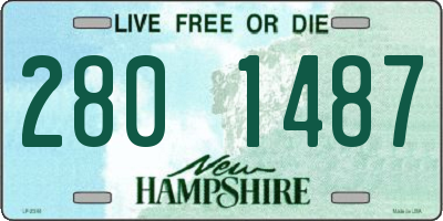 NH license plate 2801487