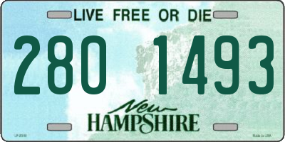 NH license plate 2801493