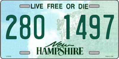NH license plate 2801497