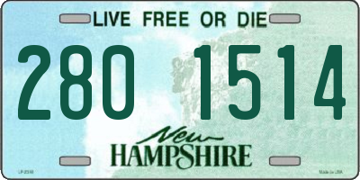 NH license plate 2801514