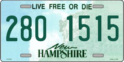 NH license plate 2801515