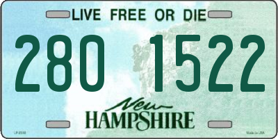NH license plate 2801522