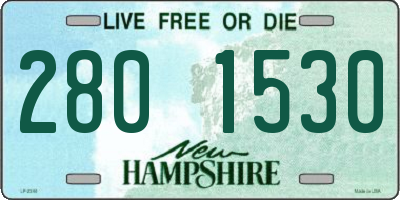 NH license plate 2801530