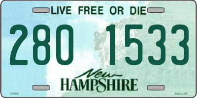 NH license plate 2801533