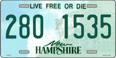 NH license plate 2801535