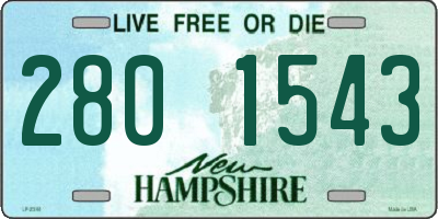 NH license plate 2801543