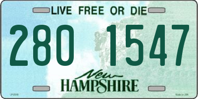 NH license plate 2801547