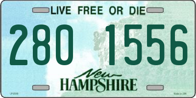 NH license plate 2801556