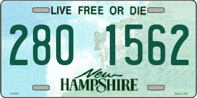 NH license plate 2801562