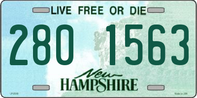 NH license plate 2801563