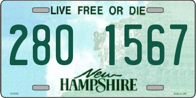 NH license plate 2801567
