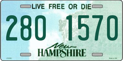 NH license plate 2801570