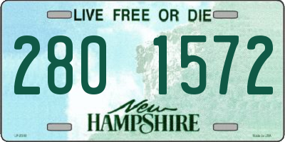 NH license plate 2801572