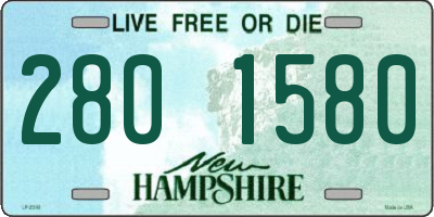 NH license plate 2801580
