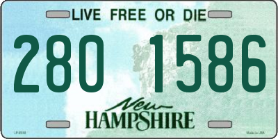 NH license plate 2801586
