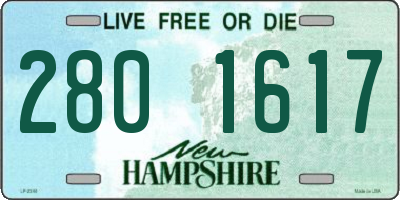 NH license plate 2801617