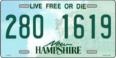 NH license plate 2801619
