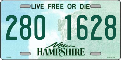 NH license plate 2801628