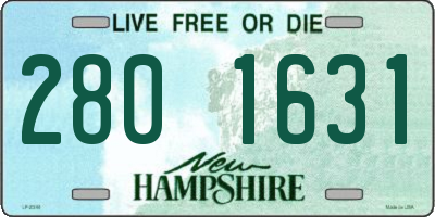 NH license plate 2801631