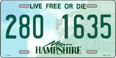 NH license plate 2801635