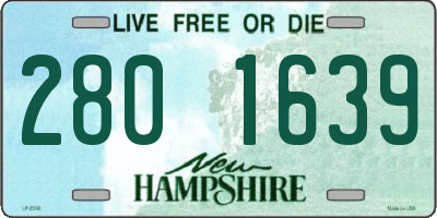 NH license plate 2801639