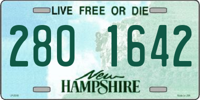 NH license plate 2801642