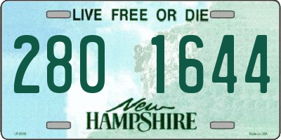 NH license plate 2801644