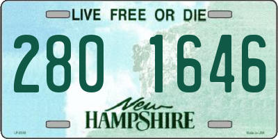 NH license plate 2801646