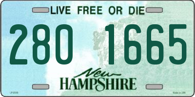 NH license plate 2801665